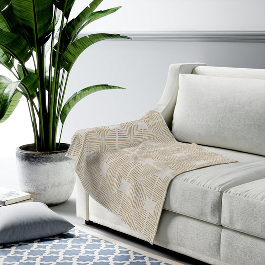Pattern Blanket Plush Throw | Kitchen + Metal
