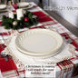 Artena Floral Embossed Ceramic Dinner Plate Set  27cm  22cm Microwave