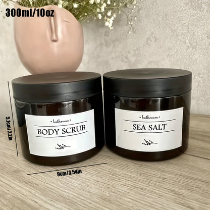 Elegant 300ml Bathroom Jar Set Store Bath Essentials with Style