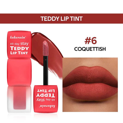 Teddy Tint PlushKiss – All-Day Velvet Lip Glam