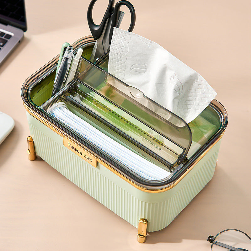 Light Luxury Tissue Box Tissue Paper Household Nordic Simple Storage