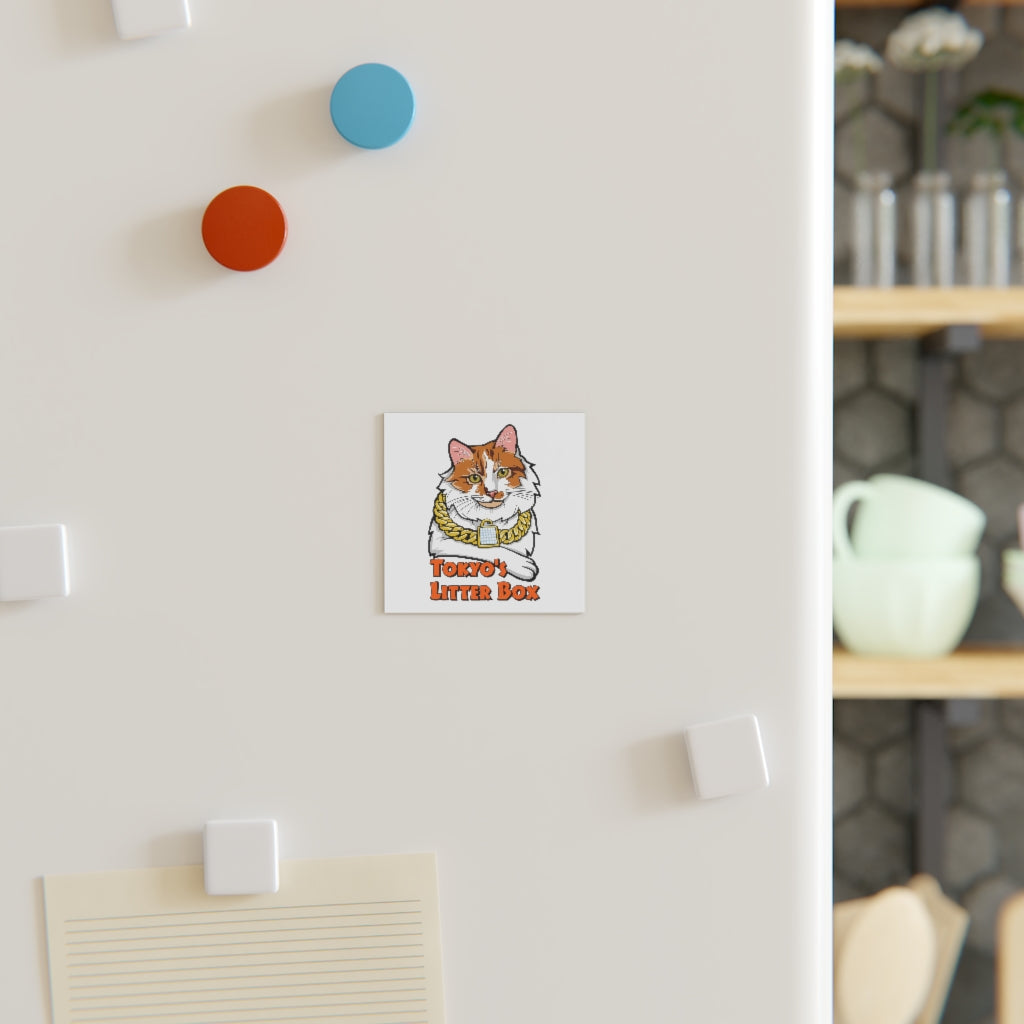 2882HomeDecor Tokyo’s Litterbox Square Magnet