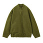 Women's Pocket Loose Bomber Jacket Coat