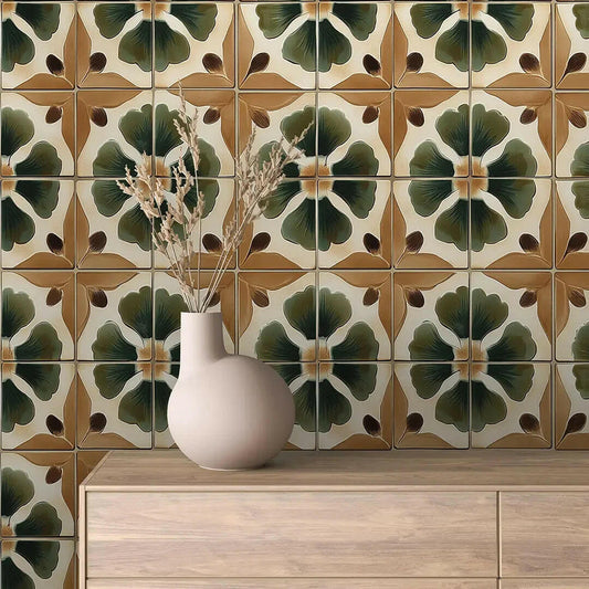 Gilded Ginkgo Garden Tiles