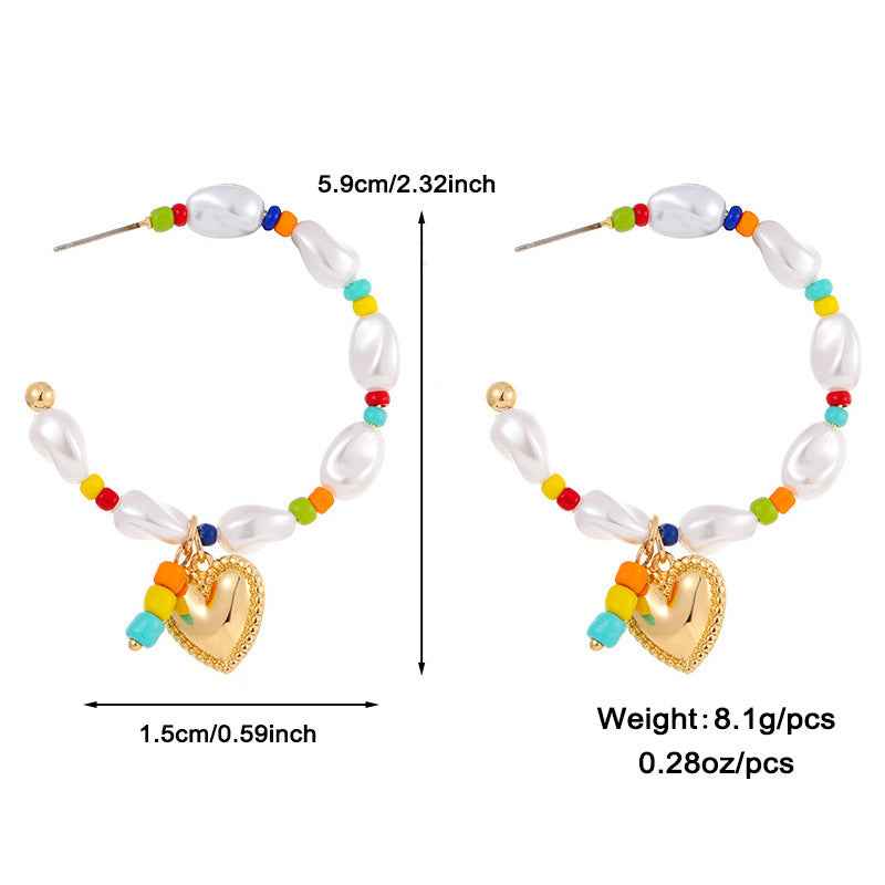 Gold-plated Pearl Necklace with Inlaid Pearls - Multi-row Women's Suit