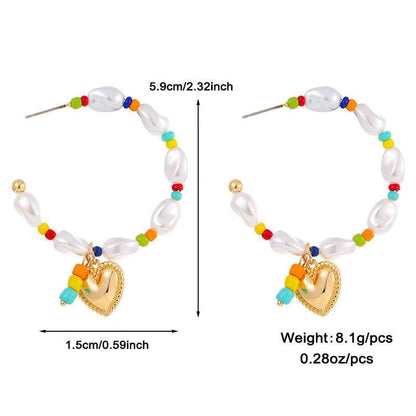 Gold-plated Pearl Necklace with Inlaid Pearls - Multi-row Women's Suit