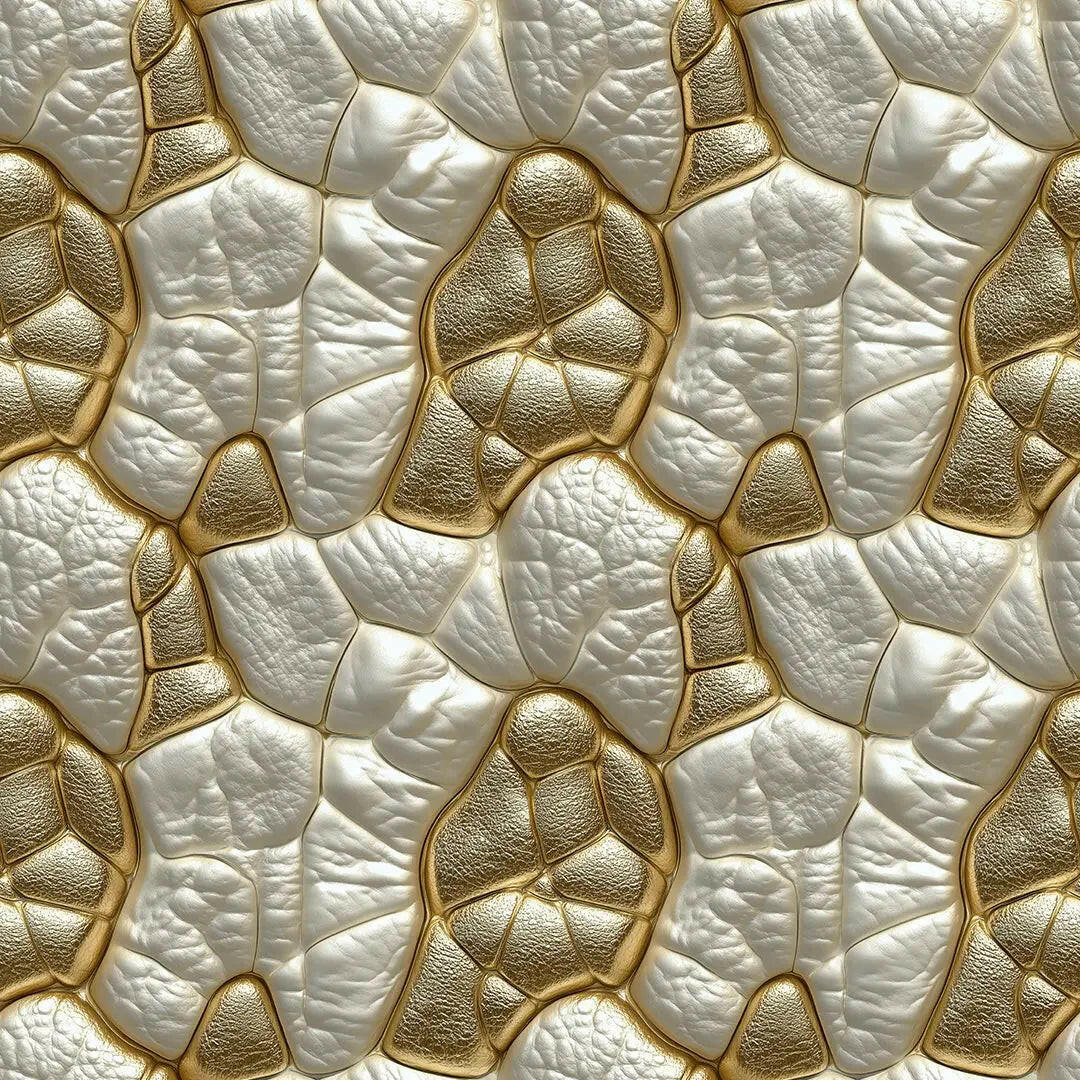 Gilded Pearl Geode