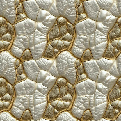 Gilded Pearl Geode