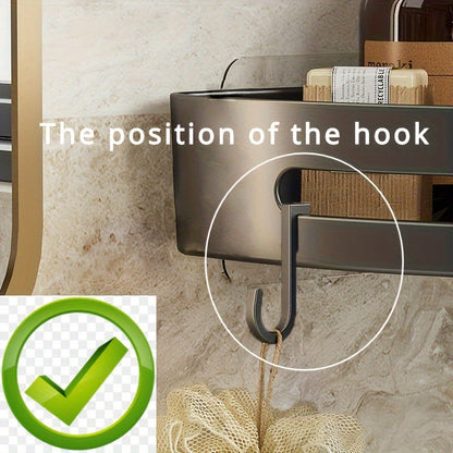 Compact WallMounted Corner Shelves  Durable Bathroom Organizer