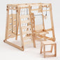 6in1 Indoor Jungle Gym for Toddler: Playground + Swings Set + Slide Board + Rope + Stairs