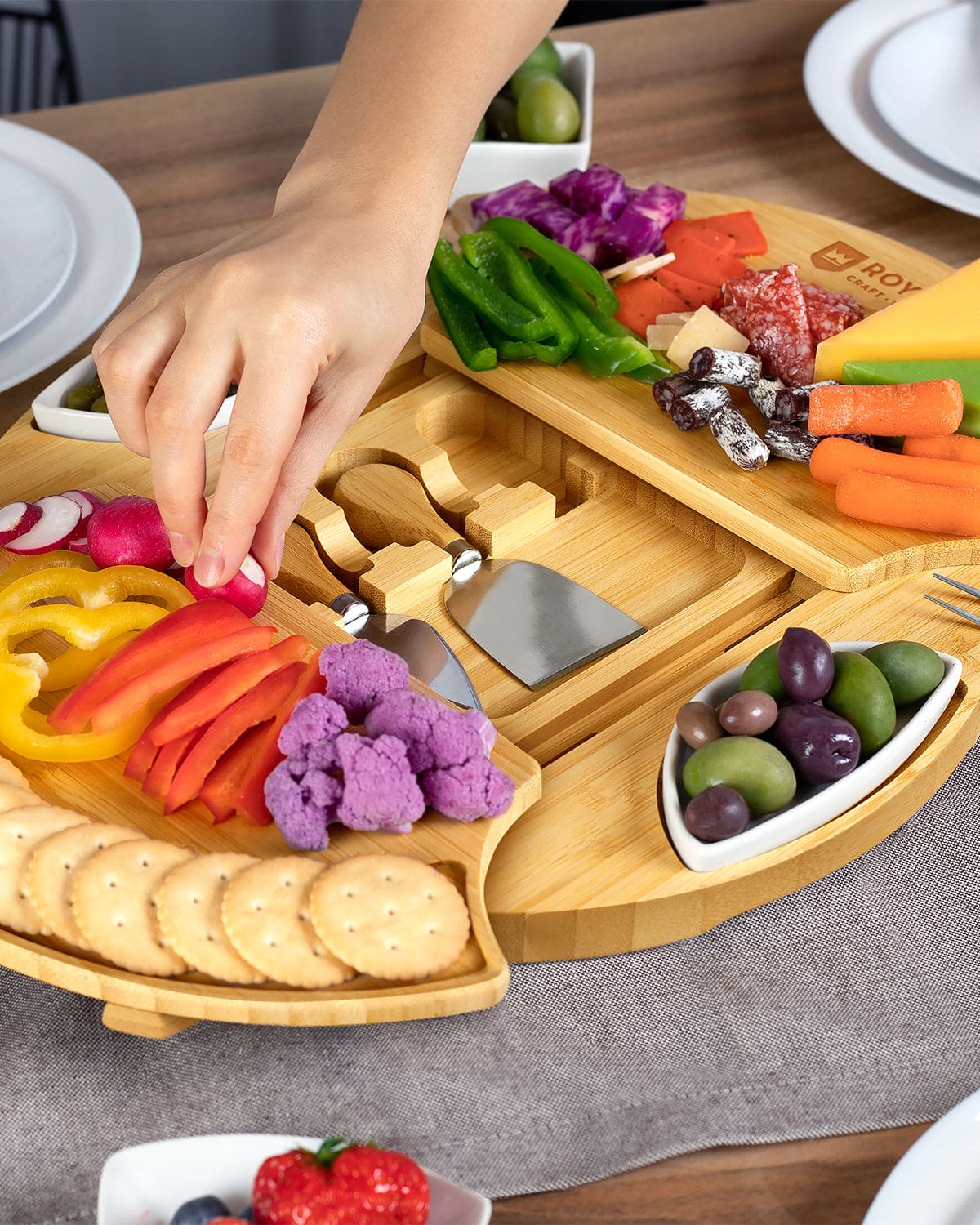 Cheese Board Set, Round