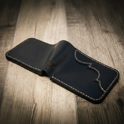Western Bifold Wallet -  Black