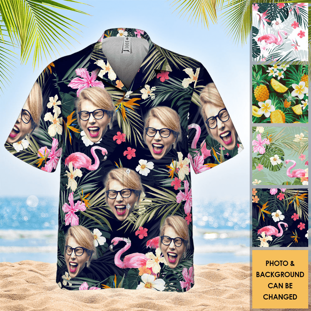 Custom Photo Upload Family Aloha Hawaiian Shirt - Personalized Gifts for Summer Vacation Trips & Beachwear