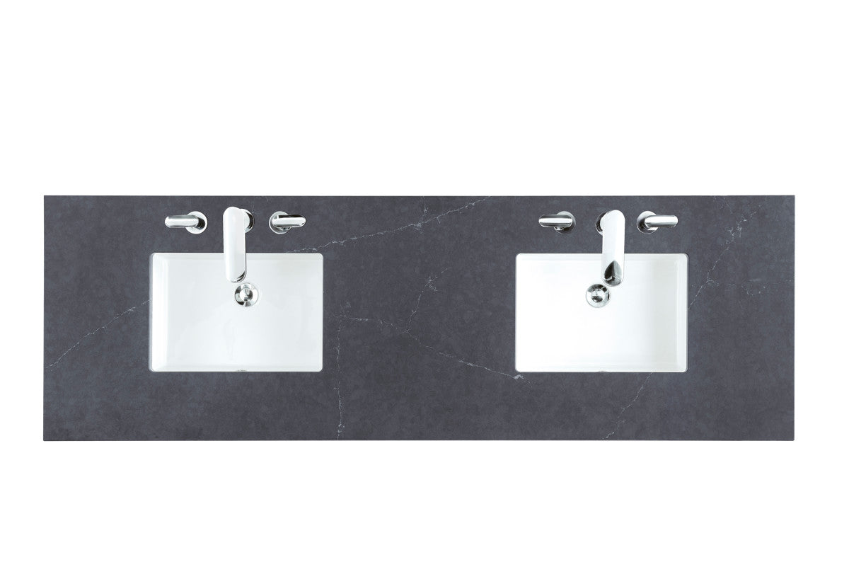 72" Double Top, 3 CM Silestone w/ Sink