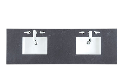 72" Double Top, 3 CM Silestone w/ Sink