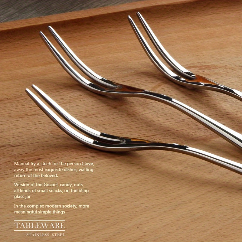 10Piece Stainless Steel Fork Set for Versatile Dining