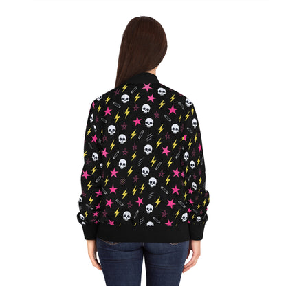 Graveveil Skull Bomber Jacket
