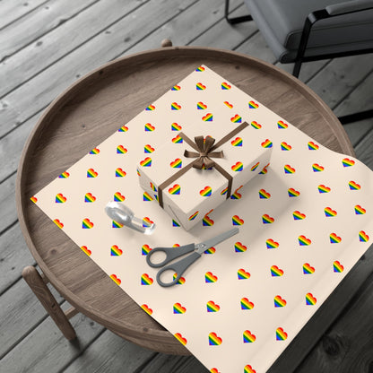 Pride Heart Wrapping Paper | Pride