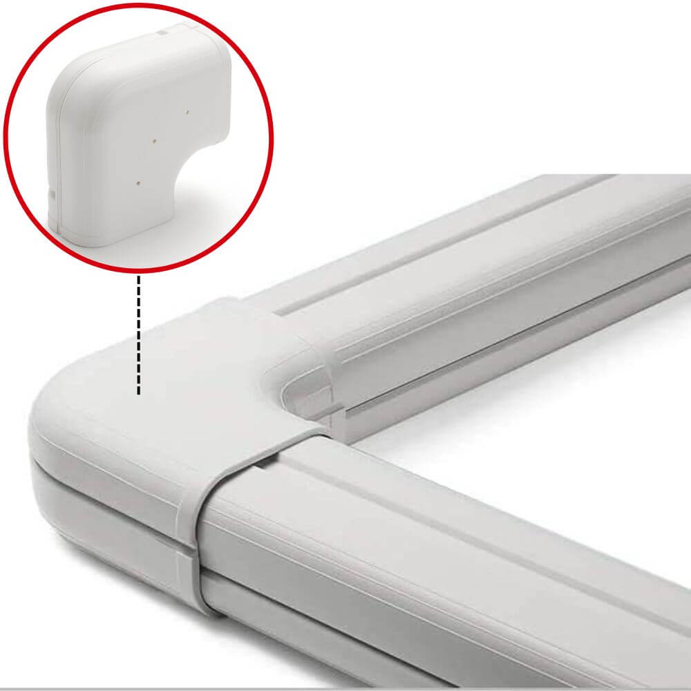 90° Flat Elbow Part, Line Cover Set for Split AC