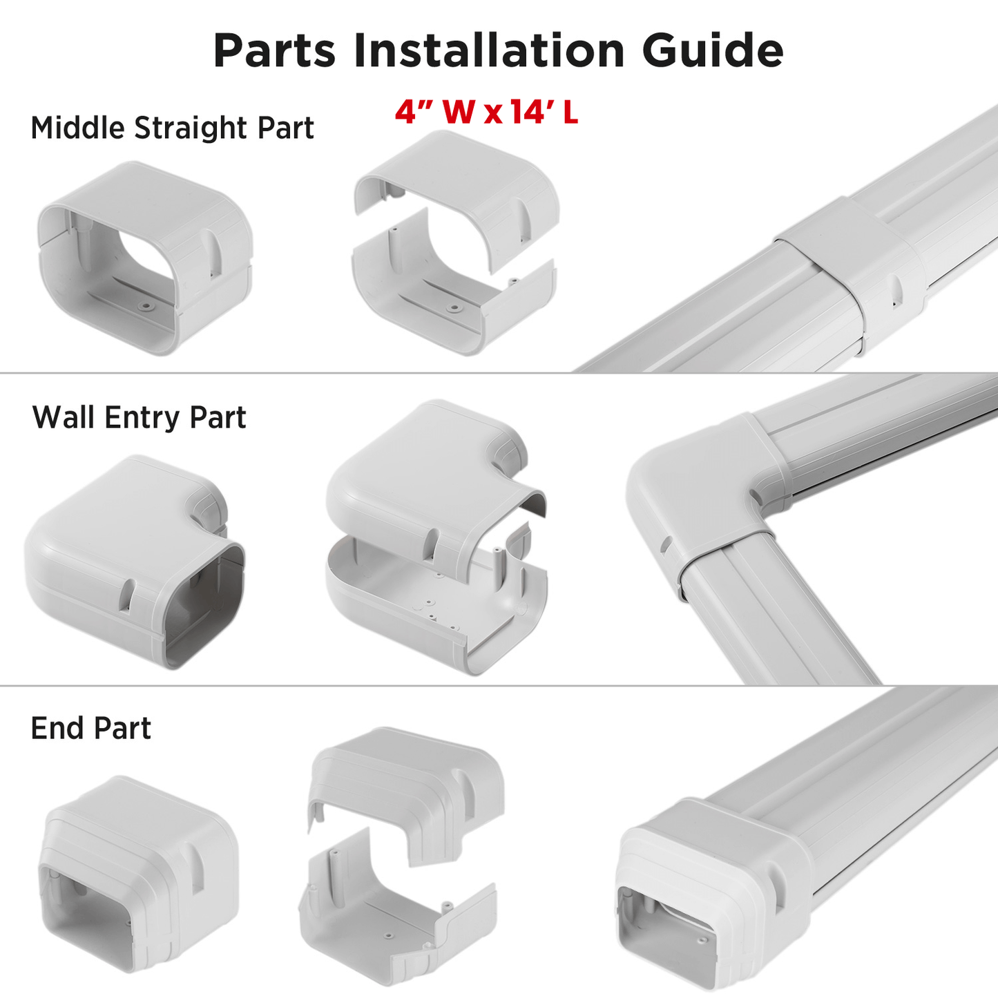 Decorative PVC Line Cover Kit