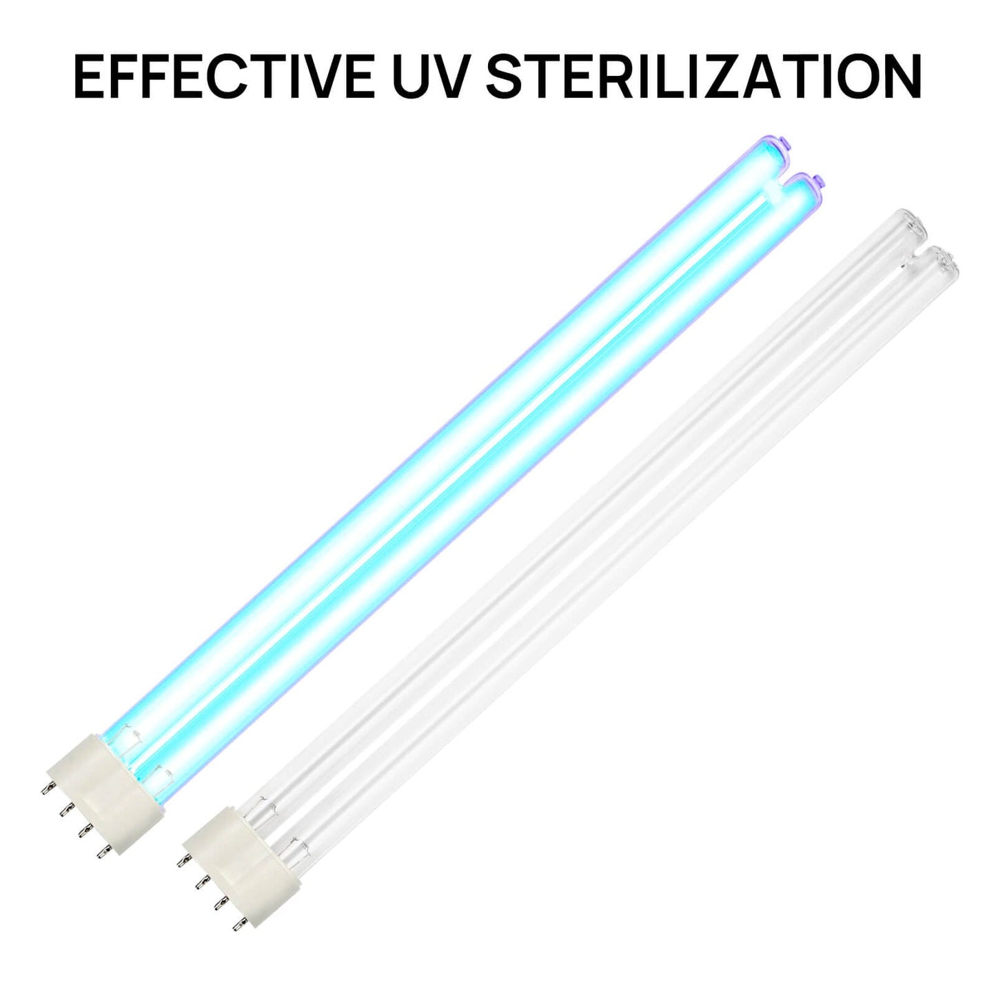 36W UV Light Replacement Bulbs, 15.2 in, 2-Pack