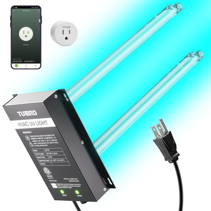 UV72P 72W UV Light Kit for HVAC Duct Cleaning, Direct plug-in (120V)