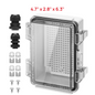 Outdoor Electrical Waterproof Junction Box, Transparent Cover