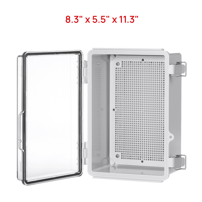Outdoor Electrical Waterproof Junction Box, Transparent Cover