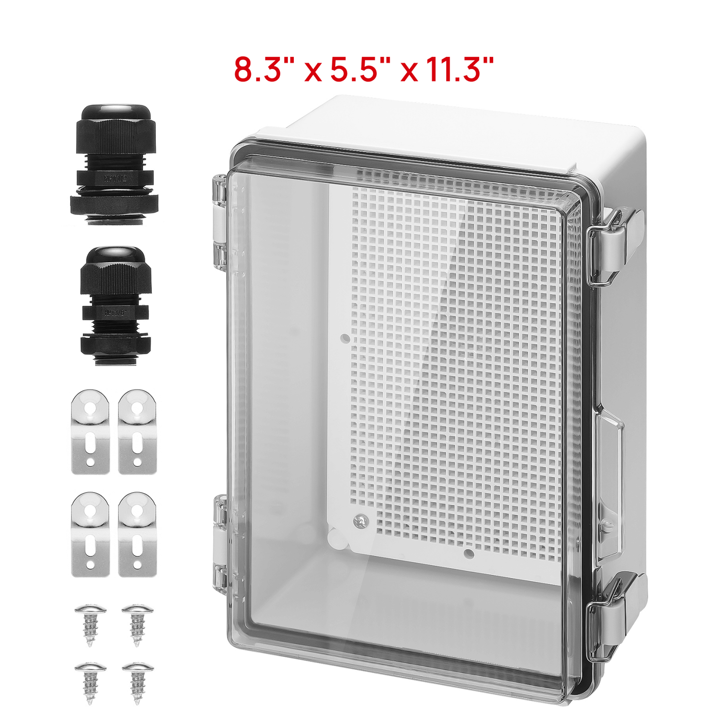 Outdoor Electrical Waterproof Junction Box, Transparent Cover