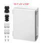 Outdoor Electrical Waterproof Junction Box, Grey Cover