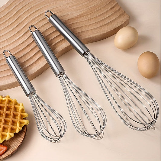 Stainless Steel Whisk Essential Egg Beater  Mixer Tool