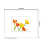 Multi-Colored Poppies, Print (#7100A)