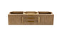 Columbia 59" Double Wall Mount Vanity Cabinet