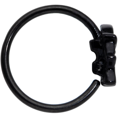 20G 5/16 Black Striped Hat Candy Ghost Halloween Nose Hoop