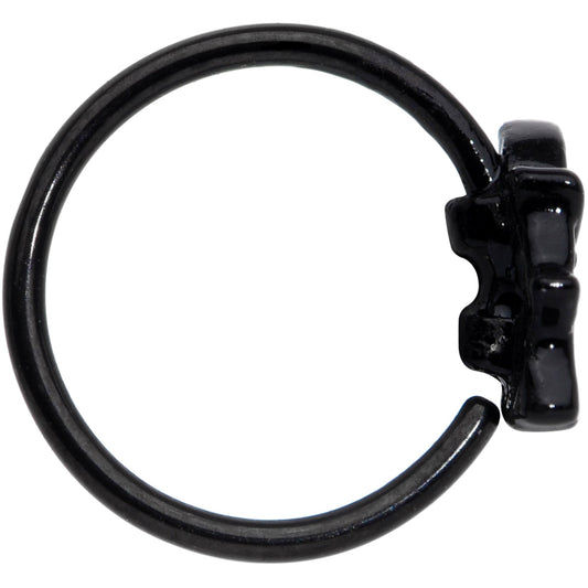 20G 5/16 Black Striped Hat Candy Ghost Halloween Nose Hoop