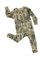 PATPAT Baby Footie Pajamas - Premium Tencel Lyocell & Wool Romper with 2-Way Zipper