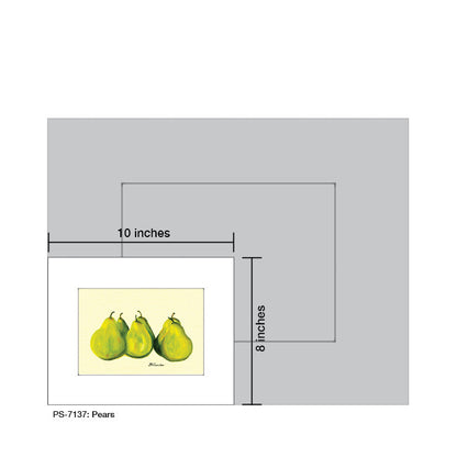 Pears, Print (#7137A)