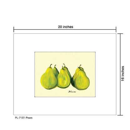 Pears, Print (#7137A)