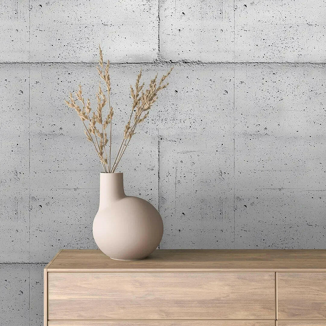 Exposed Concrete Panel Wallpaper