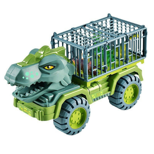 Dinosaur Transporter Children's Toy Set Tyrannosaurus Rex Car Solid Dinosaur Fall Resistant