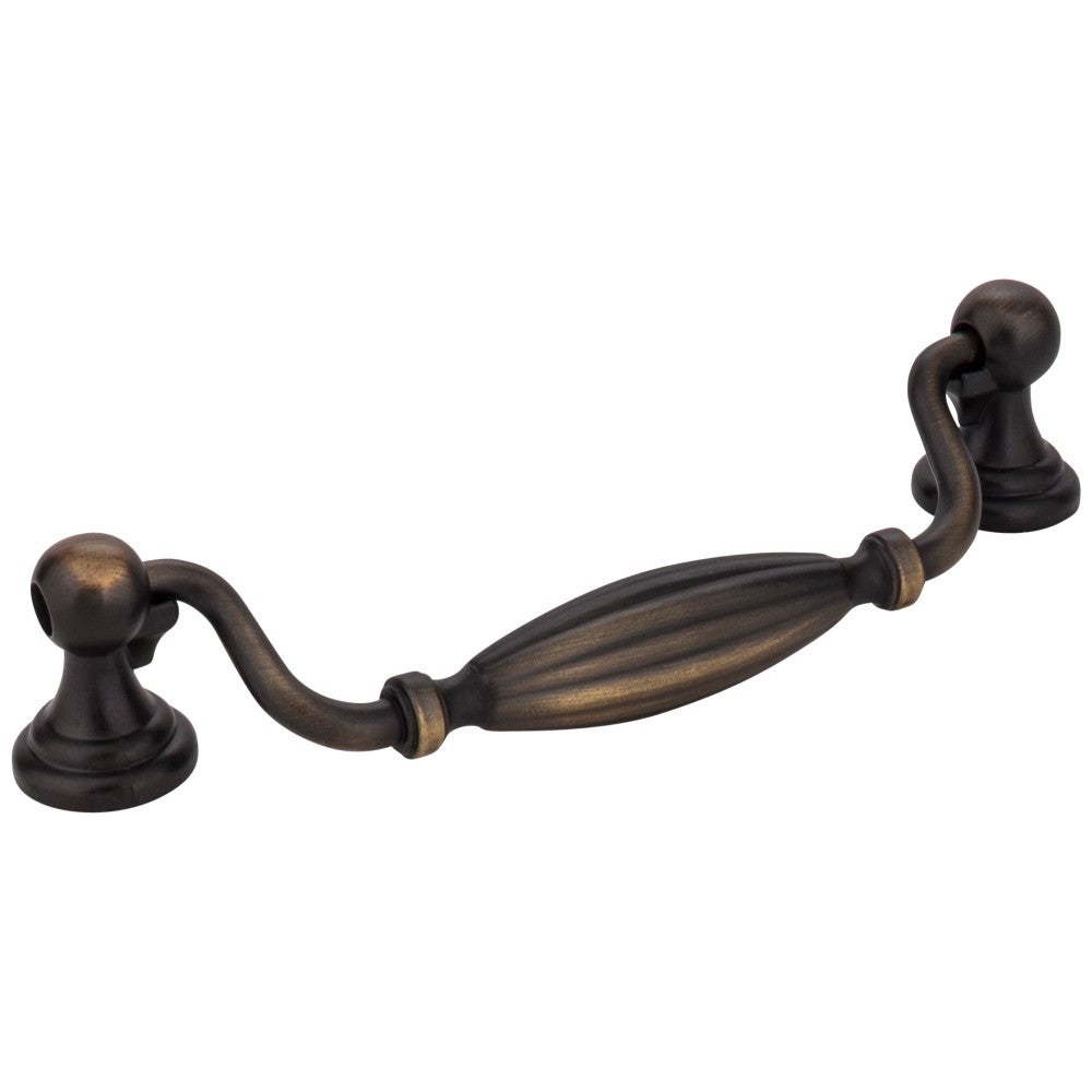 128 mm Center-to-Center Brushed Oil Rubbed Bronze Glenmore Cabinet Drop Pull