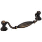 128 mm Center-to-Center Brushed Oil Rubbed Bronze Glenmore Cabinet Drop Pull