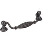 128 mm Center-to-Center Brushed Oil Rubbed Bronze Glenmore Cabinet Drop Pull