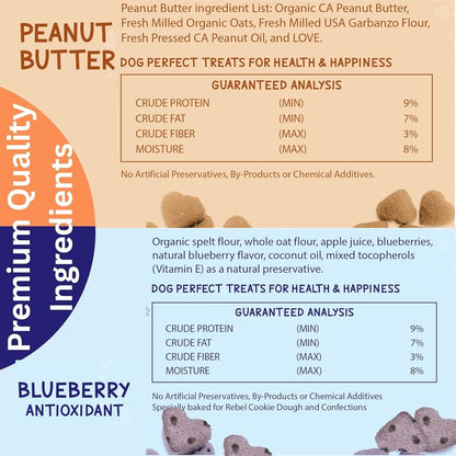 Much Loved Dog Blueberry Training Reward Treats - ECO Set (Filled Fresh Keeper +1 Refill)
