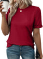 Women's Casual Short Sleeve T-Shirt Loose Fit Summer Top