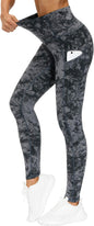 Women's High Waisted Yoga Leggings with Pockets - Thick Tummy Control Workout Pants