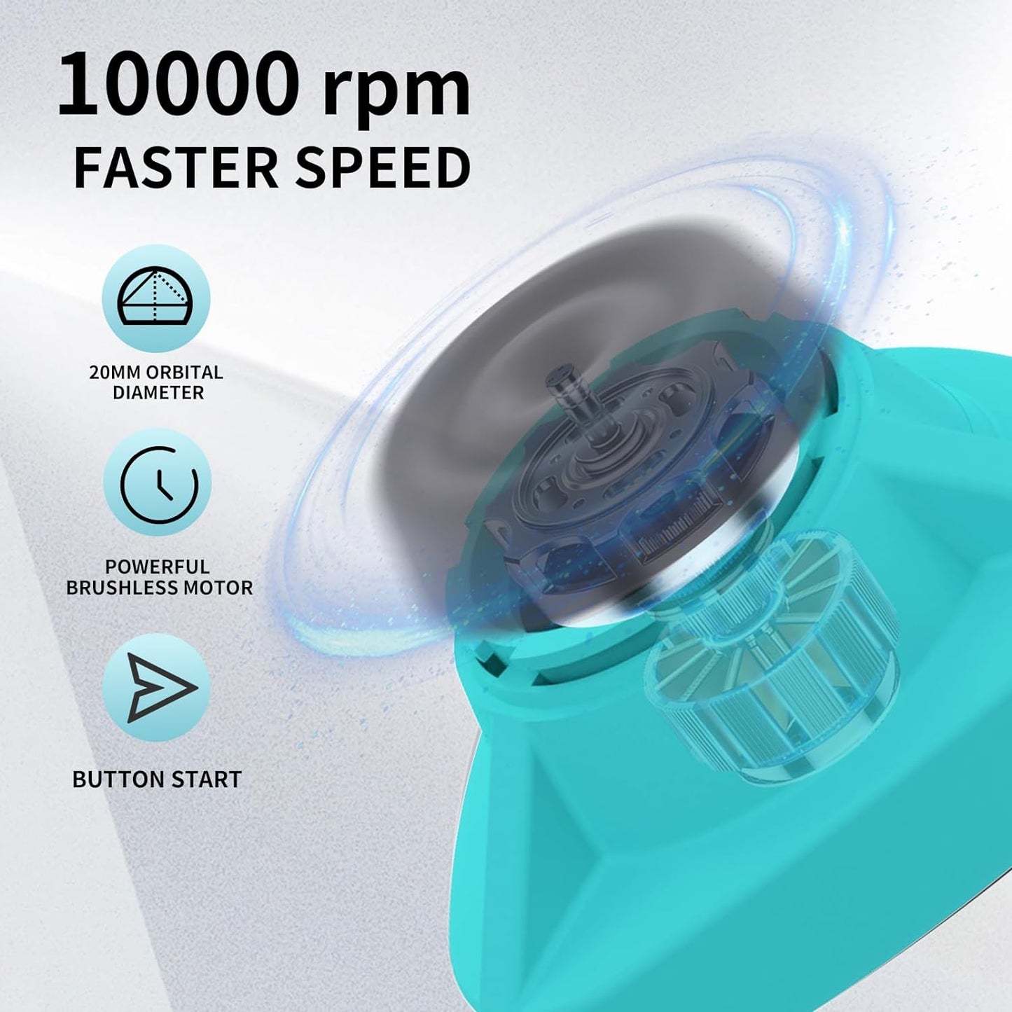 INKSOUL®️  VM-300 Mini Vortex Mixer 10000RPM Lab Mixer