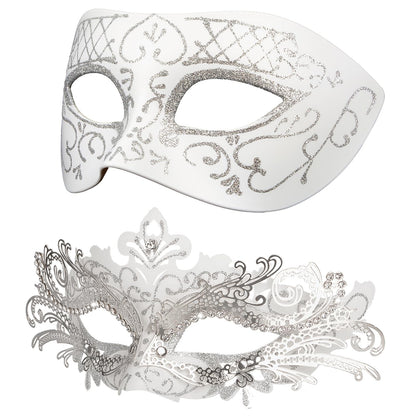 Masquerade Masks - Elegant Mardi Gras Party Masks - Premium Decorative Masks for Women and Men