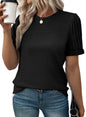 Women's Casual Short Sleeve T-Shirt Loose Fit Summer Top