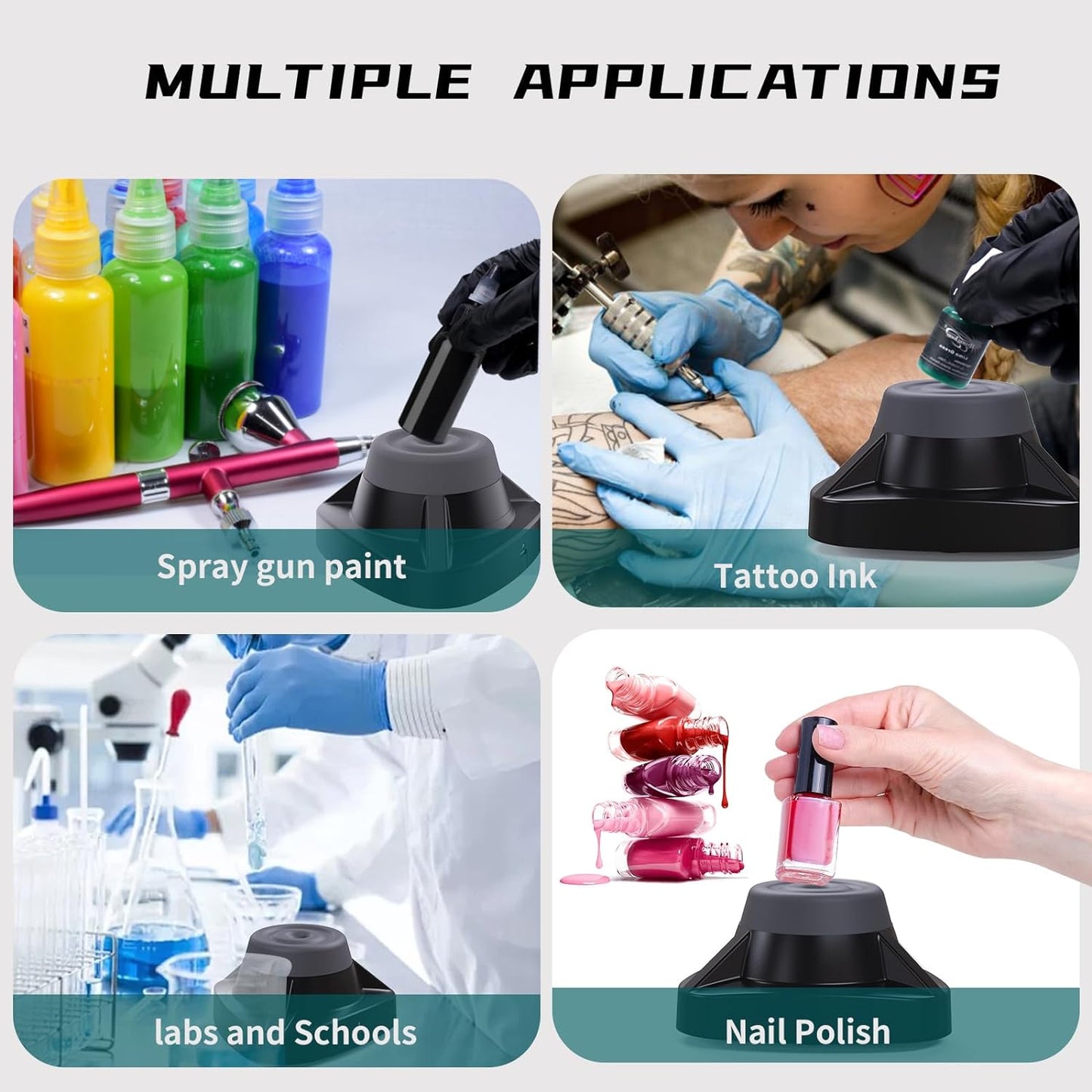 INKSOUL®️  VM-300 Mini Vortex Mixer 10000RPM Lab Mixer